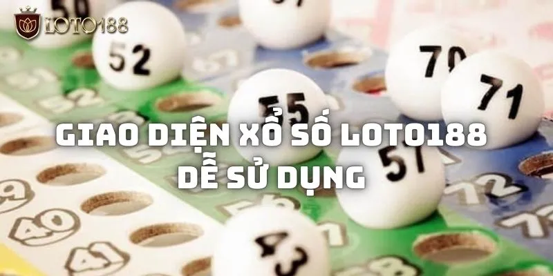 Xổ Số Loto188 Nổi Bật Với Mức Thưởng Cao Nhất Thị Trường 3 Trải nghiệm xổ số Loto188 với giao diện dễ sử dụng